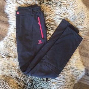 Black & pink Camel ski pants